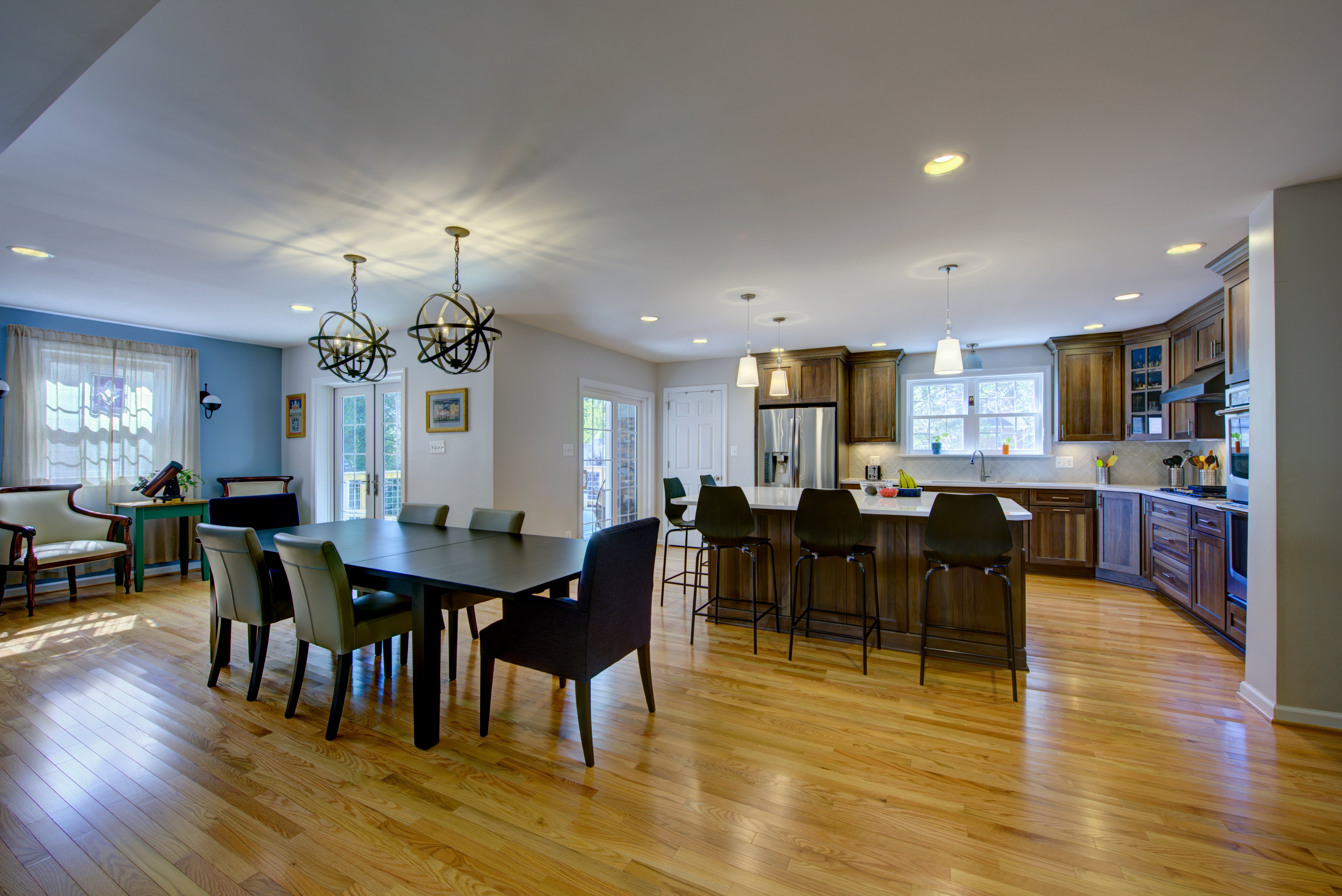 Photo Before and After Allen Dining Room