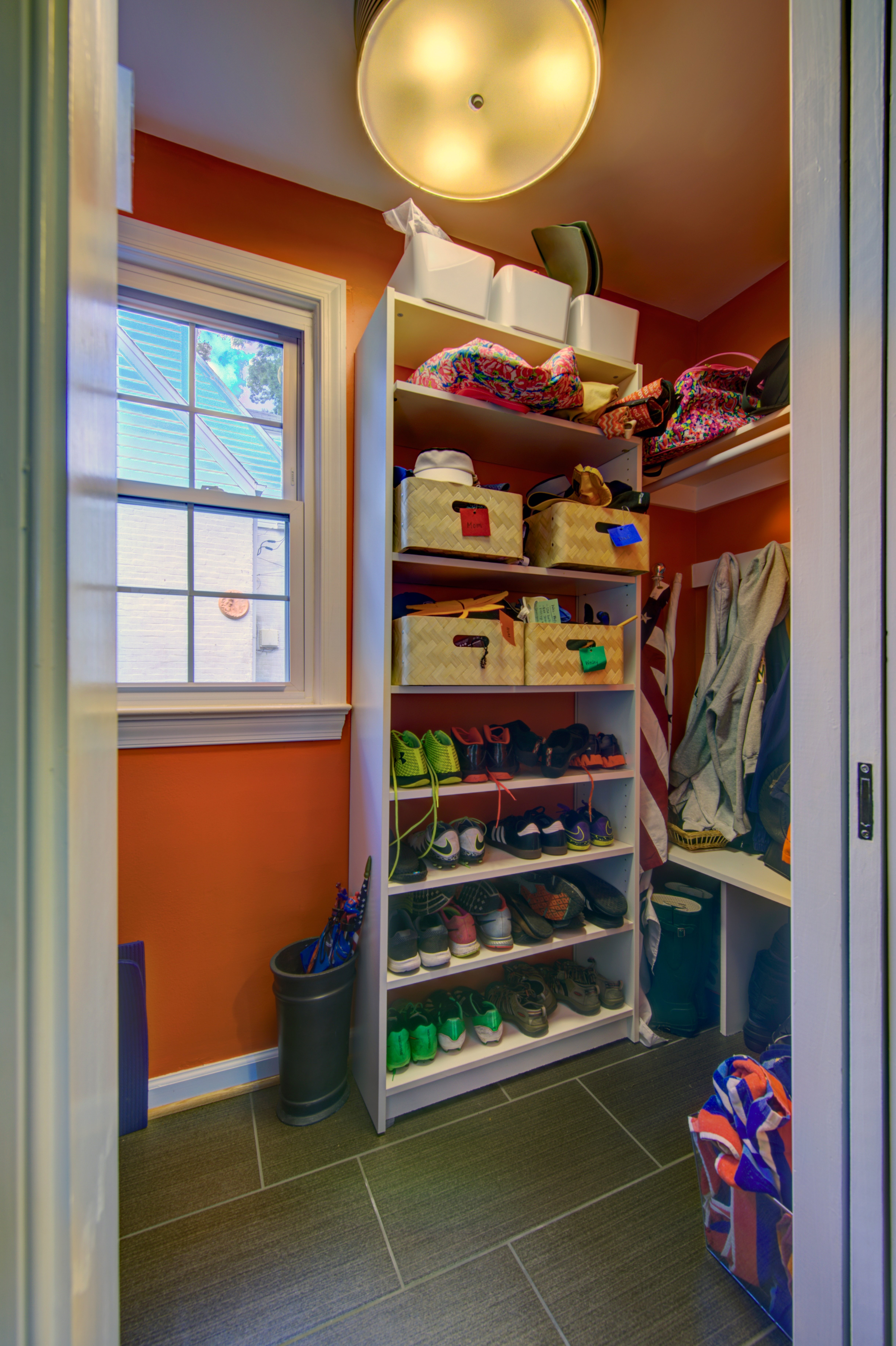 Photo Before and After Allen Mud Room