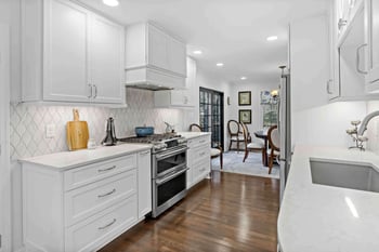 Annandale Kitchen Remodel with white cabinets