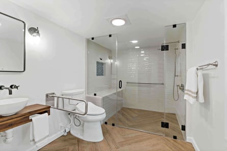 bathroom remodeling with an ada project
