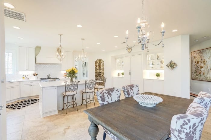 white kitchen remodel