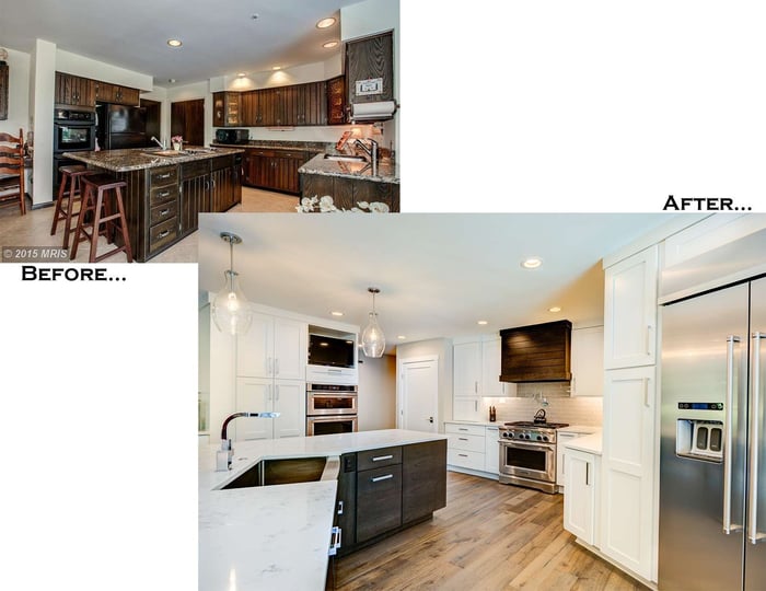 Hawkins Kitchen Before and After