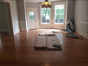 before dining room remodel