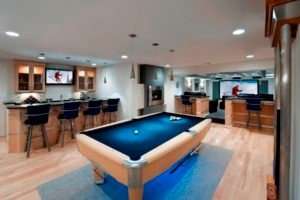 Basement bar remodel