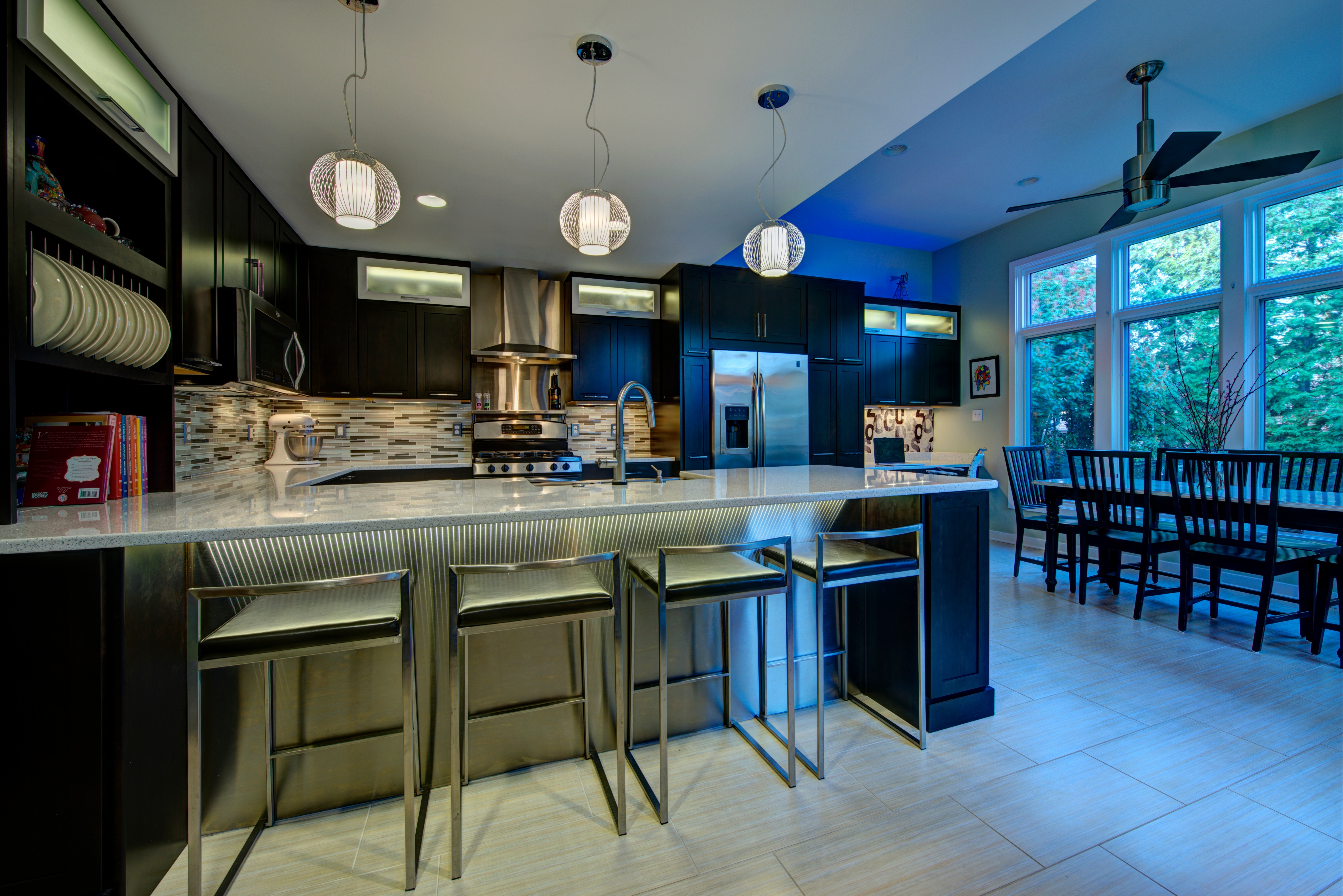 Contemporary_Arlington_Dark Kitchen