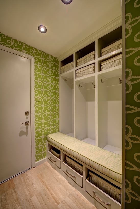 Design Inspiration Mudroom Bold Walls