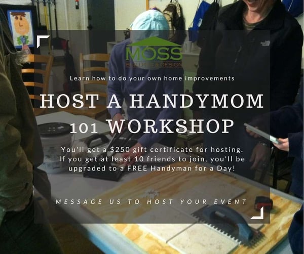 HOST A HANDYMOM 101 WORKSHOP