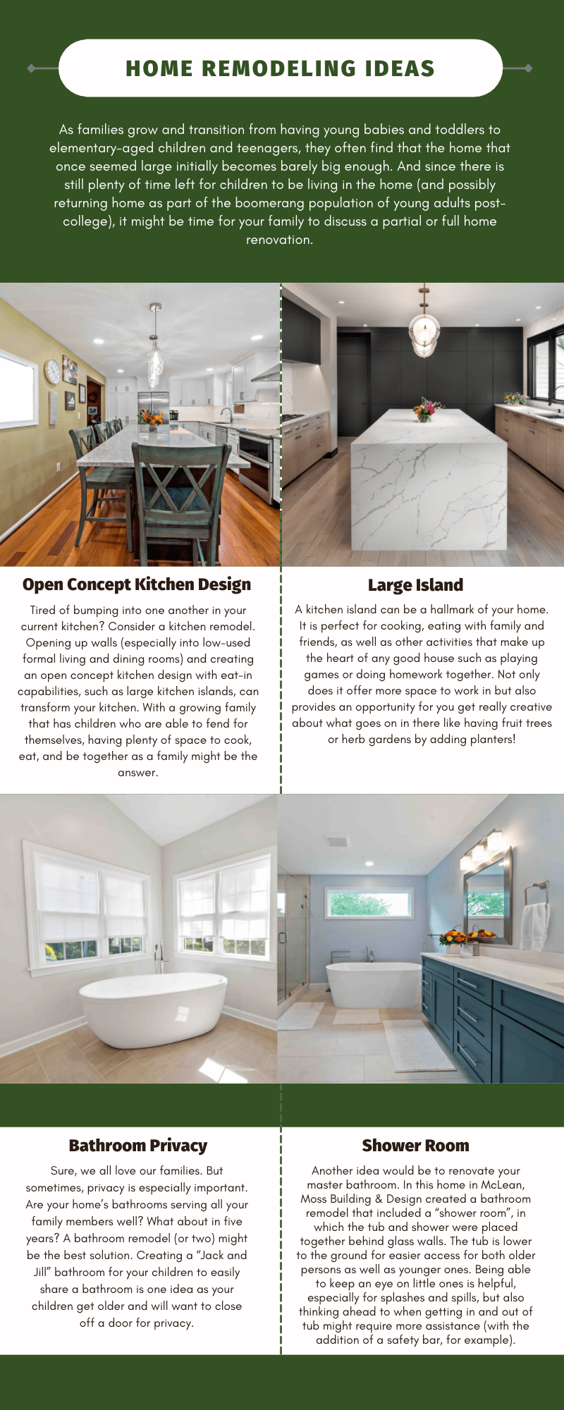 Home Remodeling Ideas For Growing Families