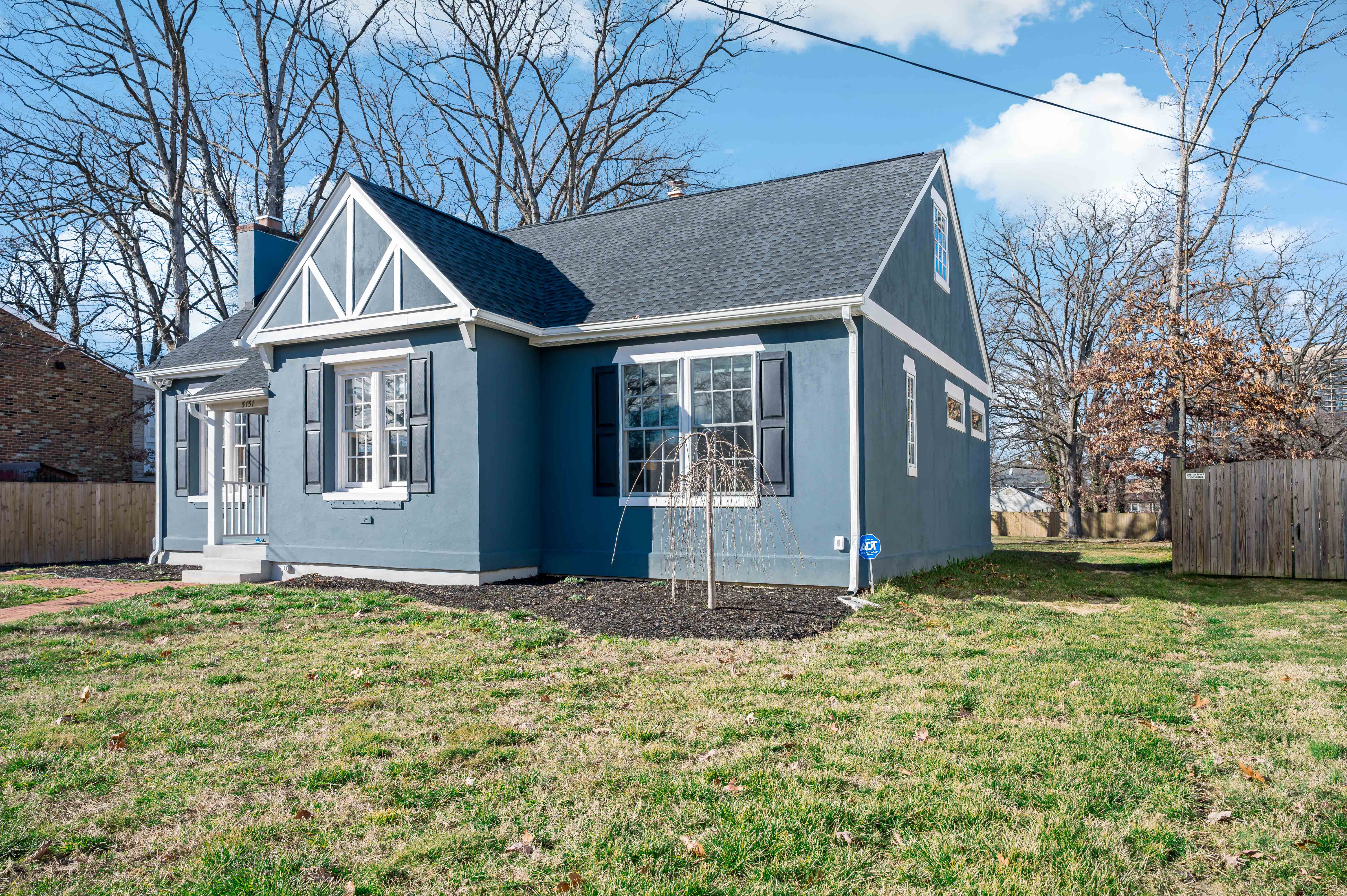 Light blue two story home in Alexandria