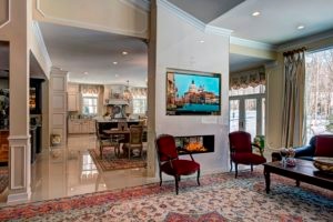 Kitchen Addition Fireplace