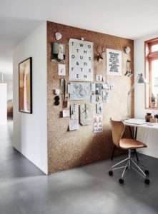 Cork Accent Wall