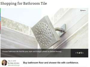 shopping for bathroom tile