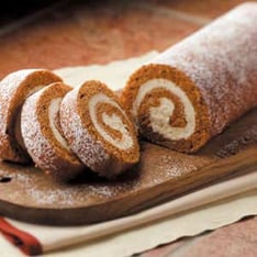 pumpkin roll dessert