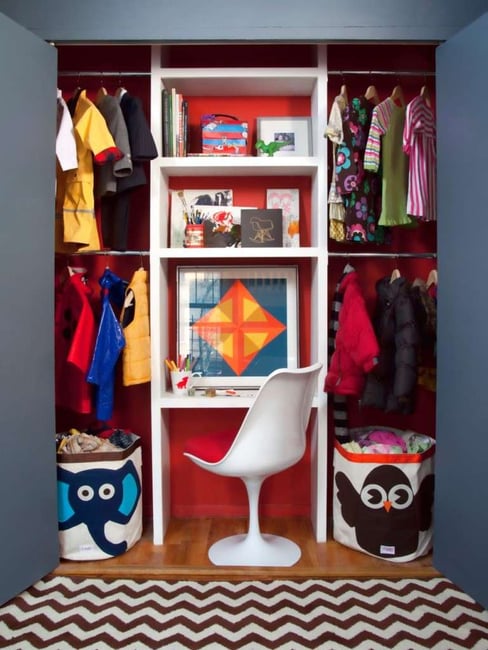 HGTV kids closet