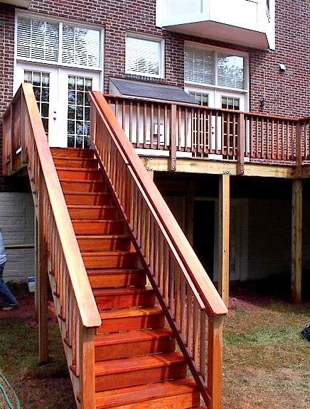 deck stairs