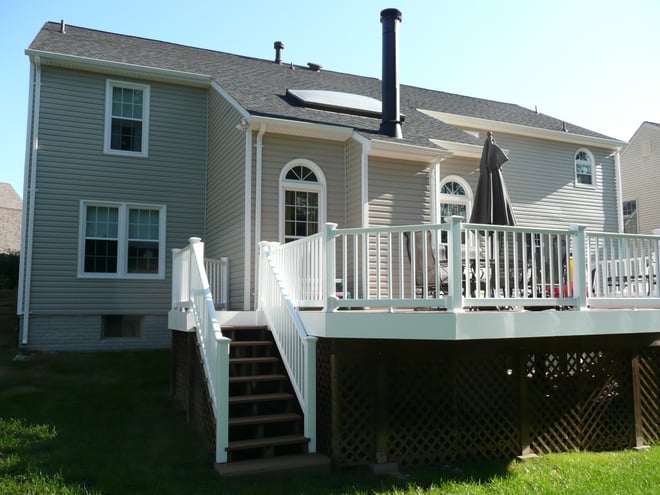 finished deck