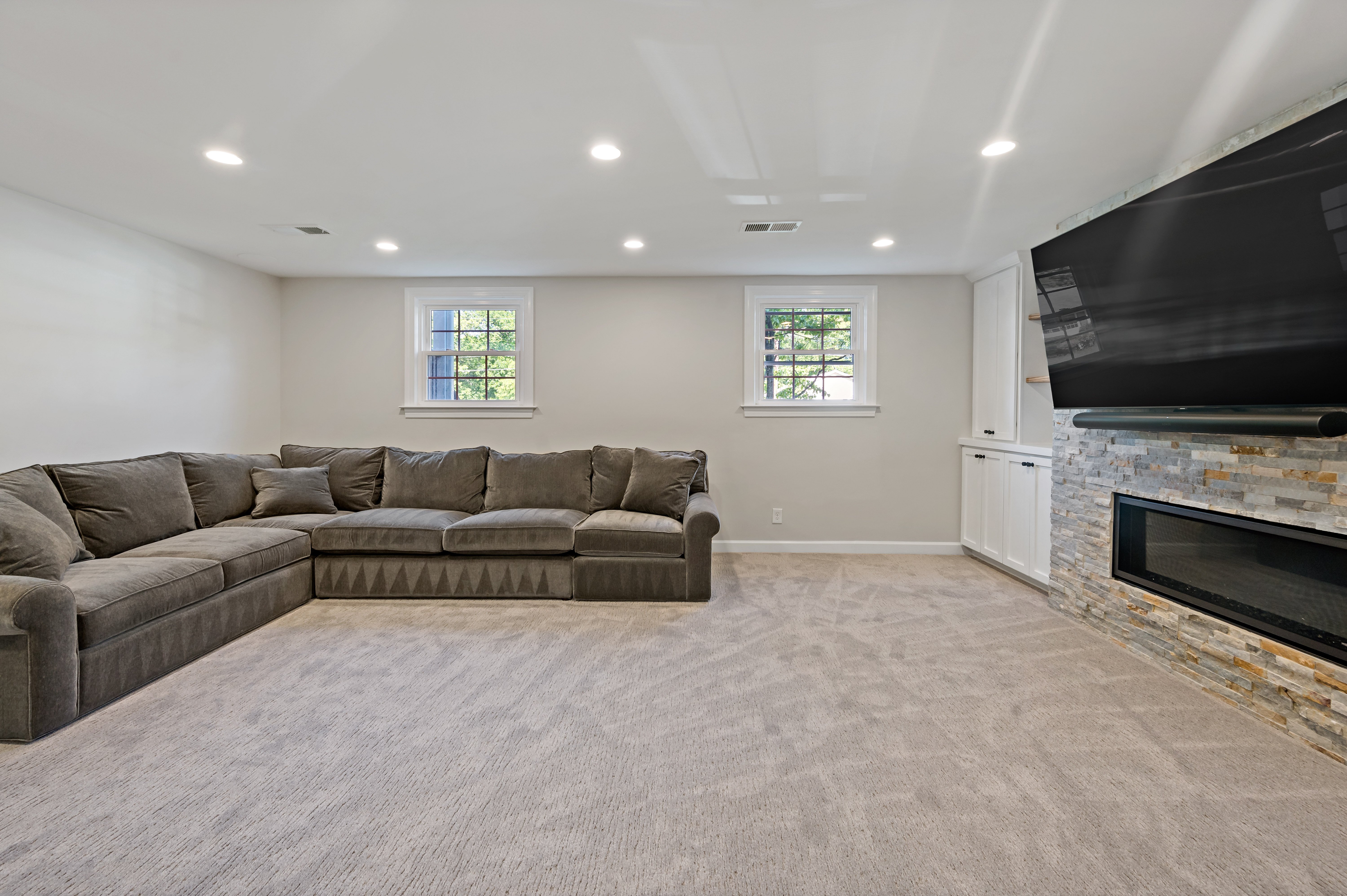 Basement Entertainment Center