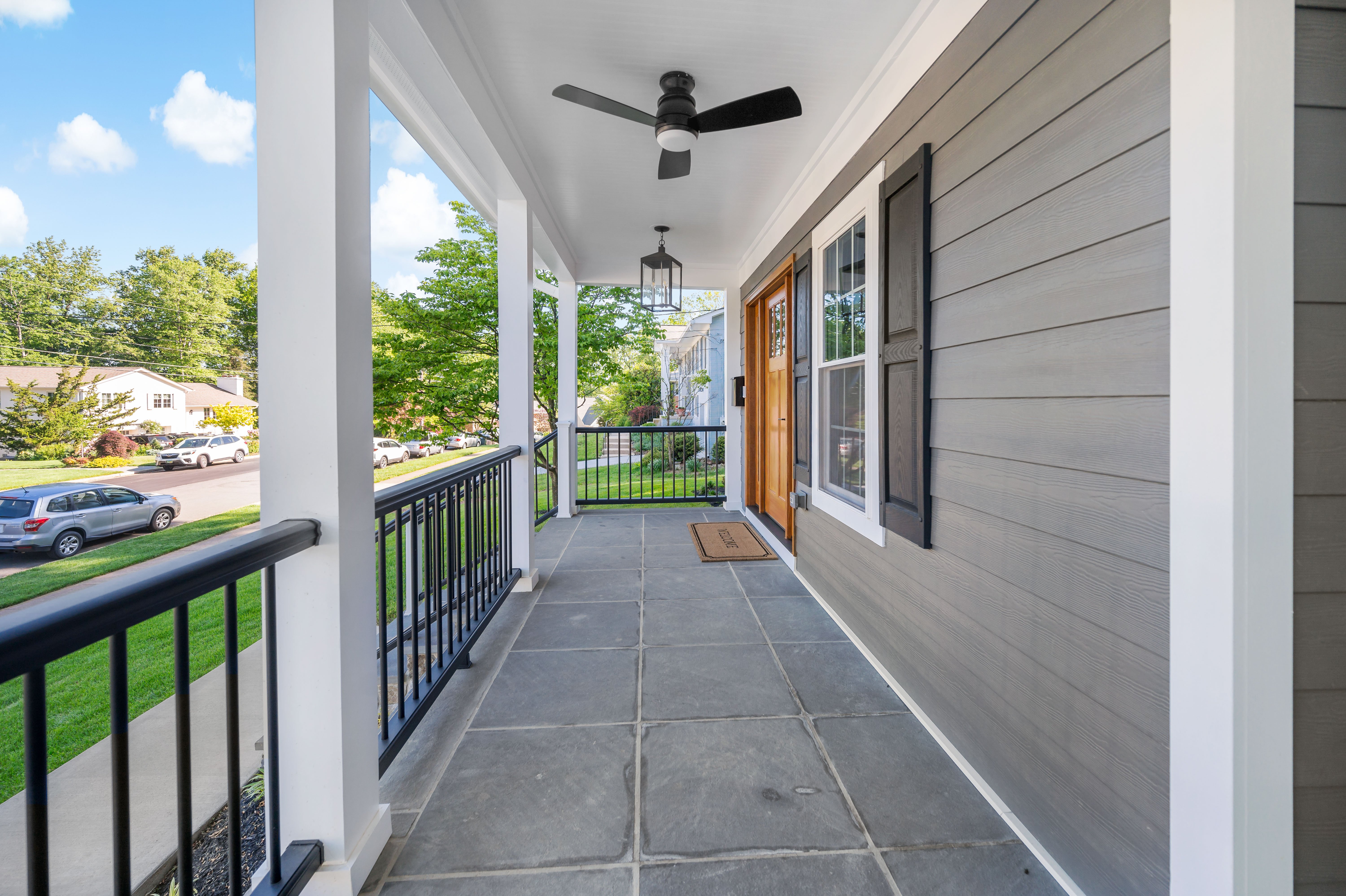 Stone Front Porch