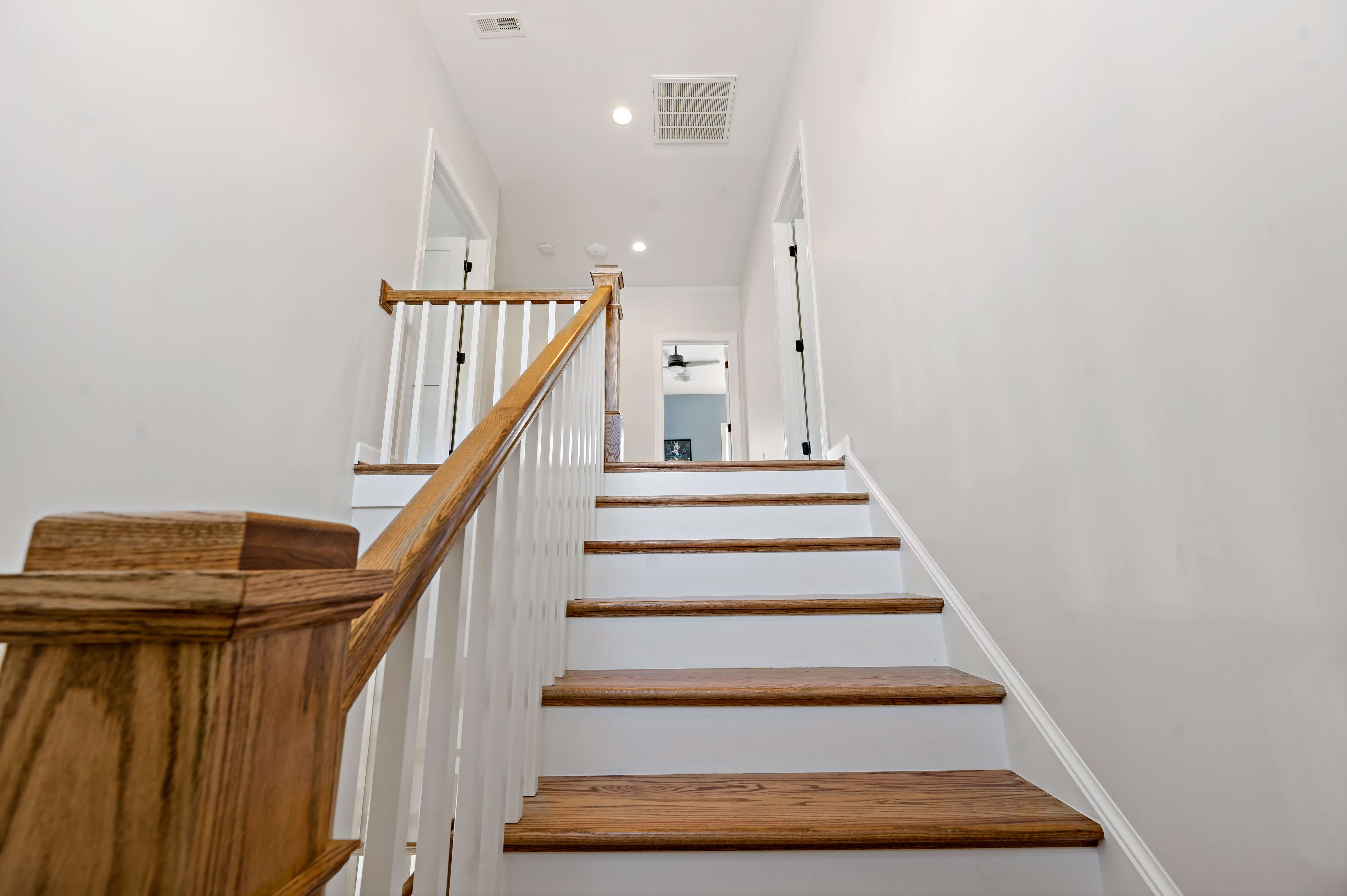 White Stair Risers