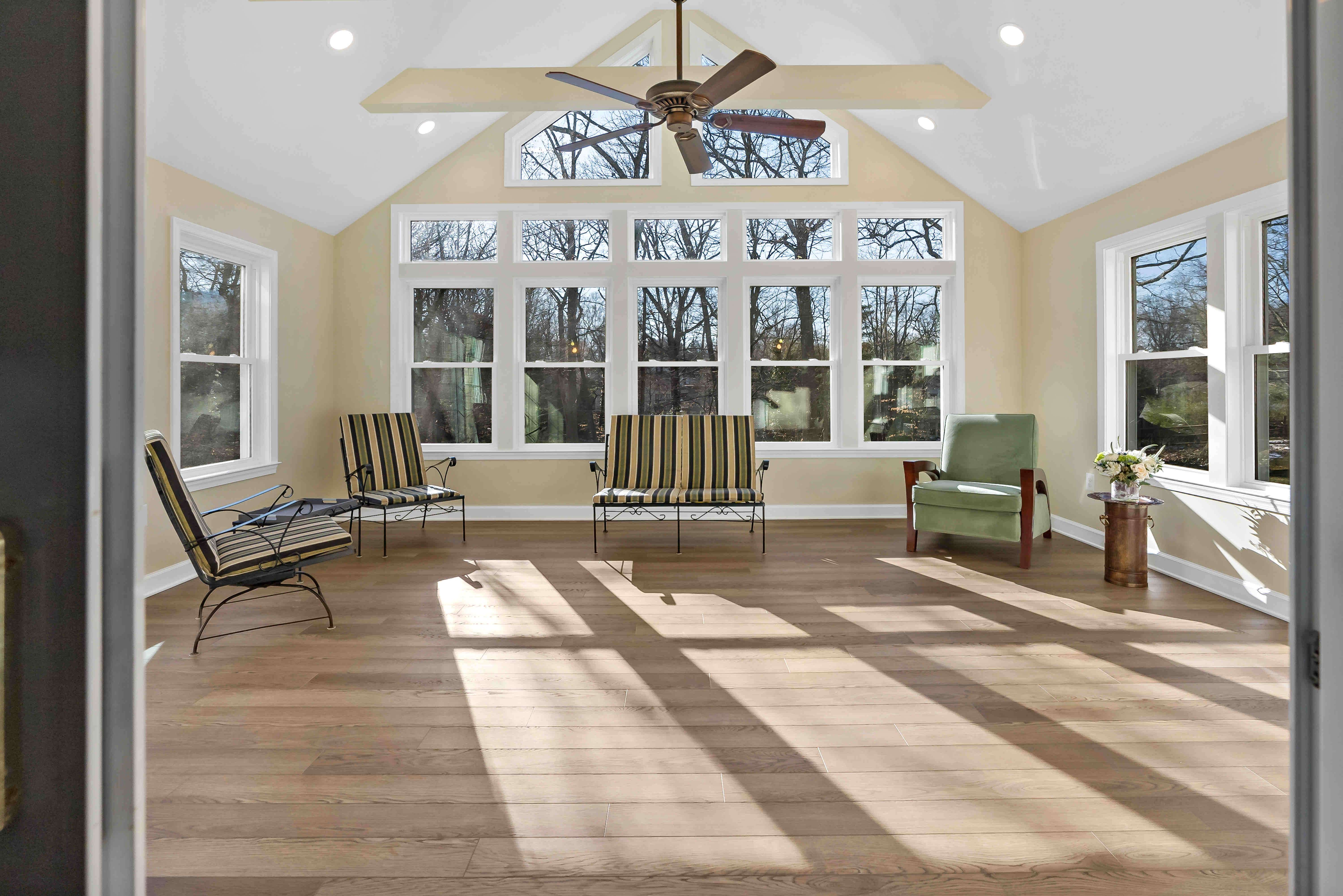 Sliding door entrance to sunroom in Springfield