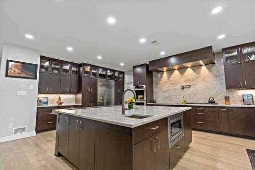 Dark modern Kitchen Renovation