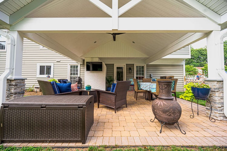 Covered Back Porch