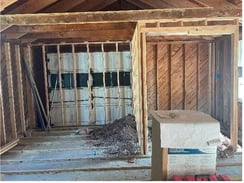 bare bones of garage