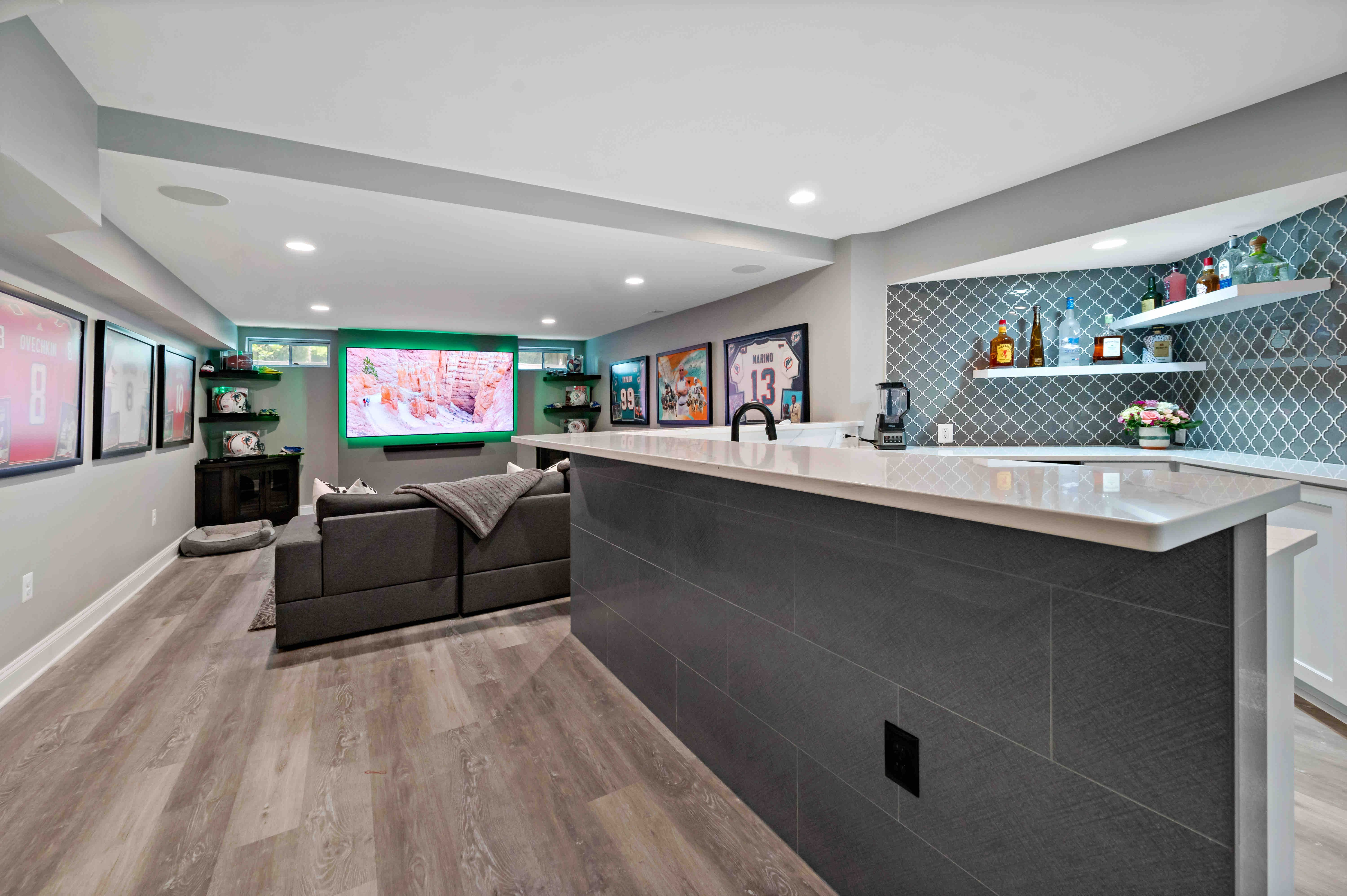 Granite Front Bar