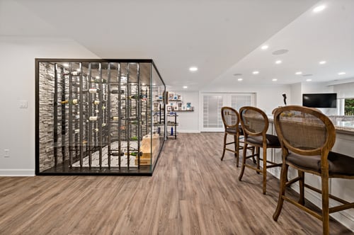 Contemporary Basement Living