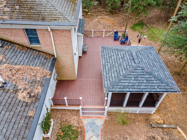 Overhead View of Deck