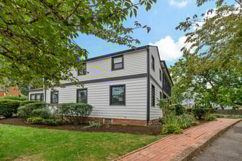 Home with second story addition