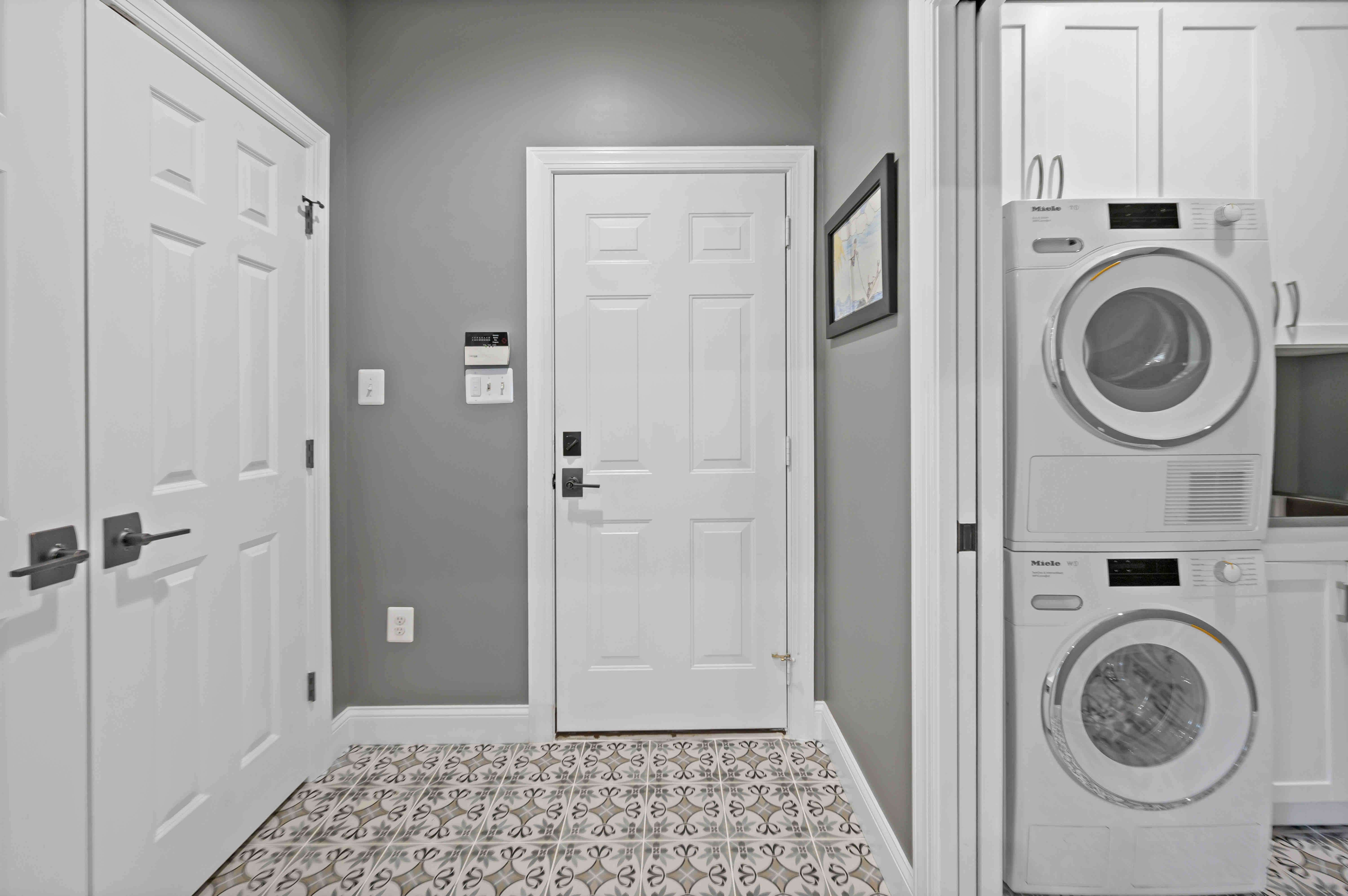 White Laundry Room