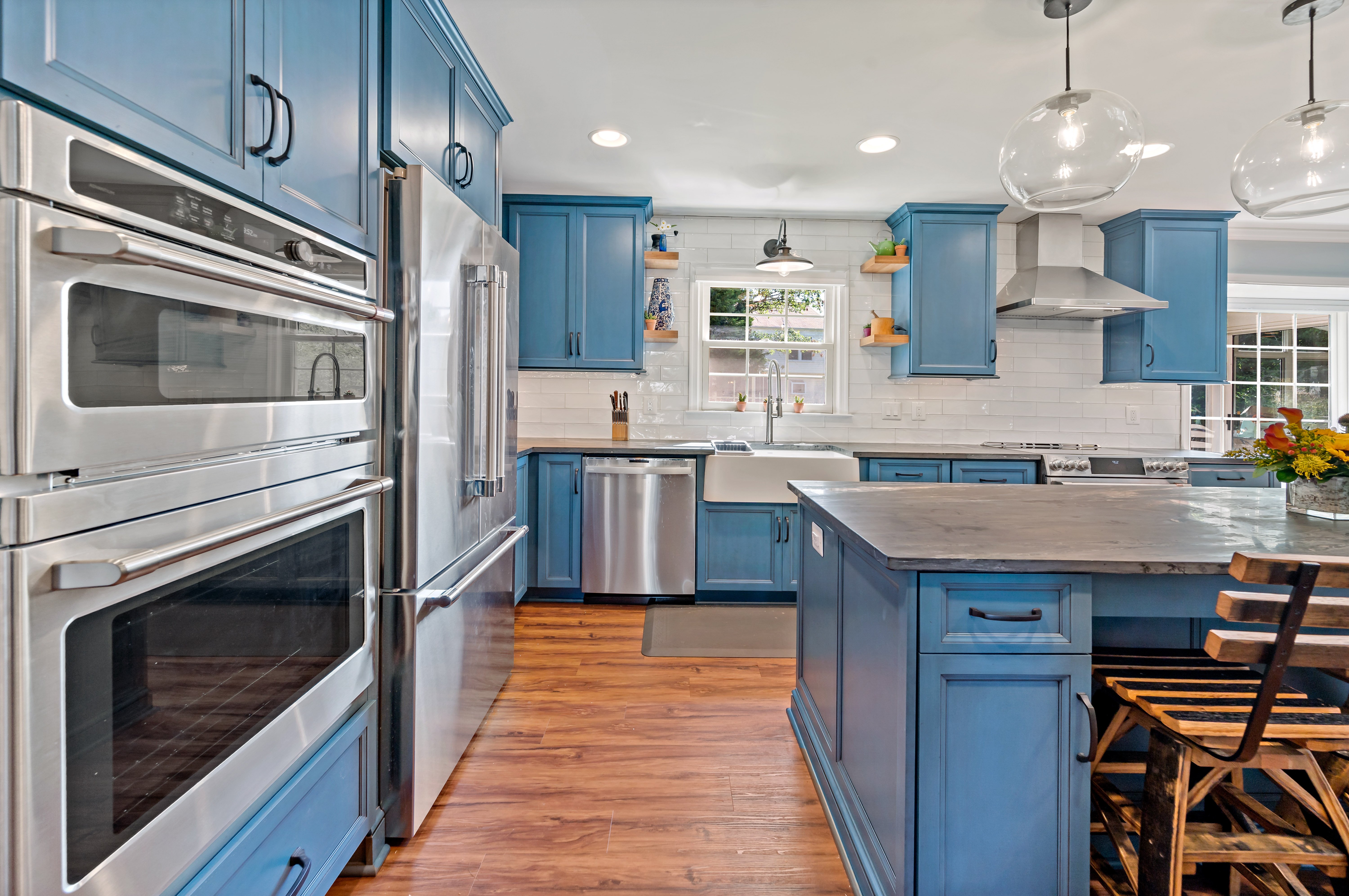 Gorgeous Blue Cabinets