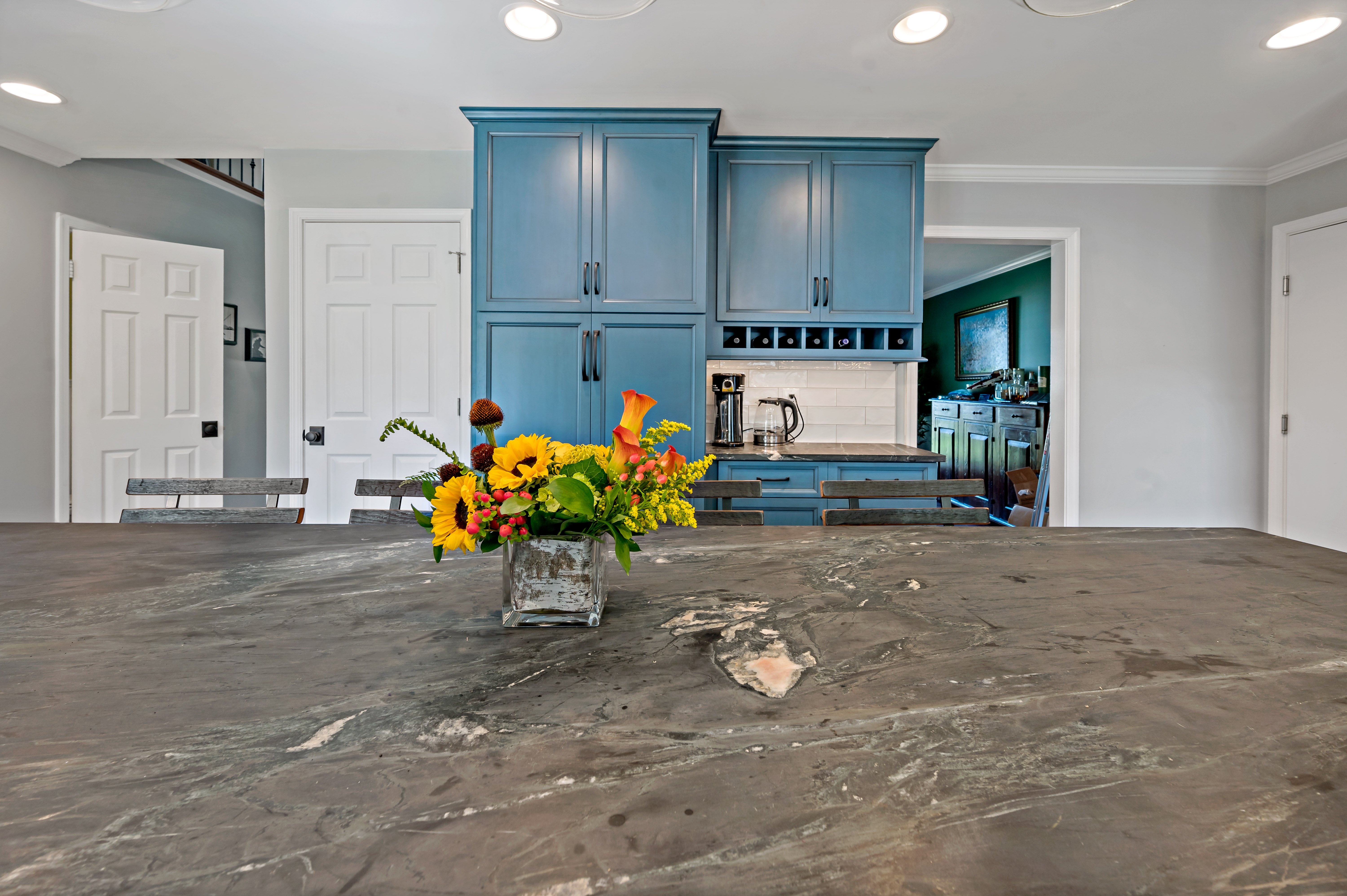 Soap Stone Kitchen Island