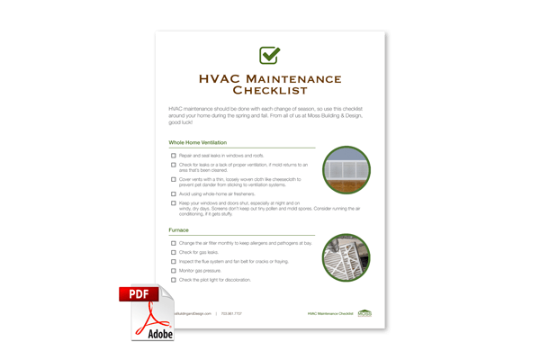 HVAC Maintenance Checklist HVAC Maintenance Checklist