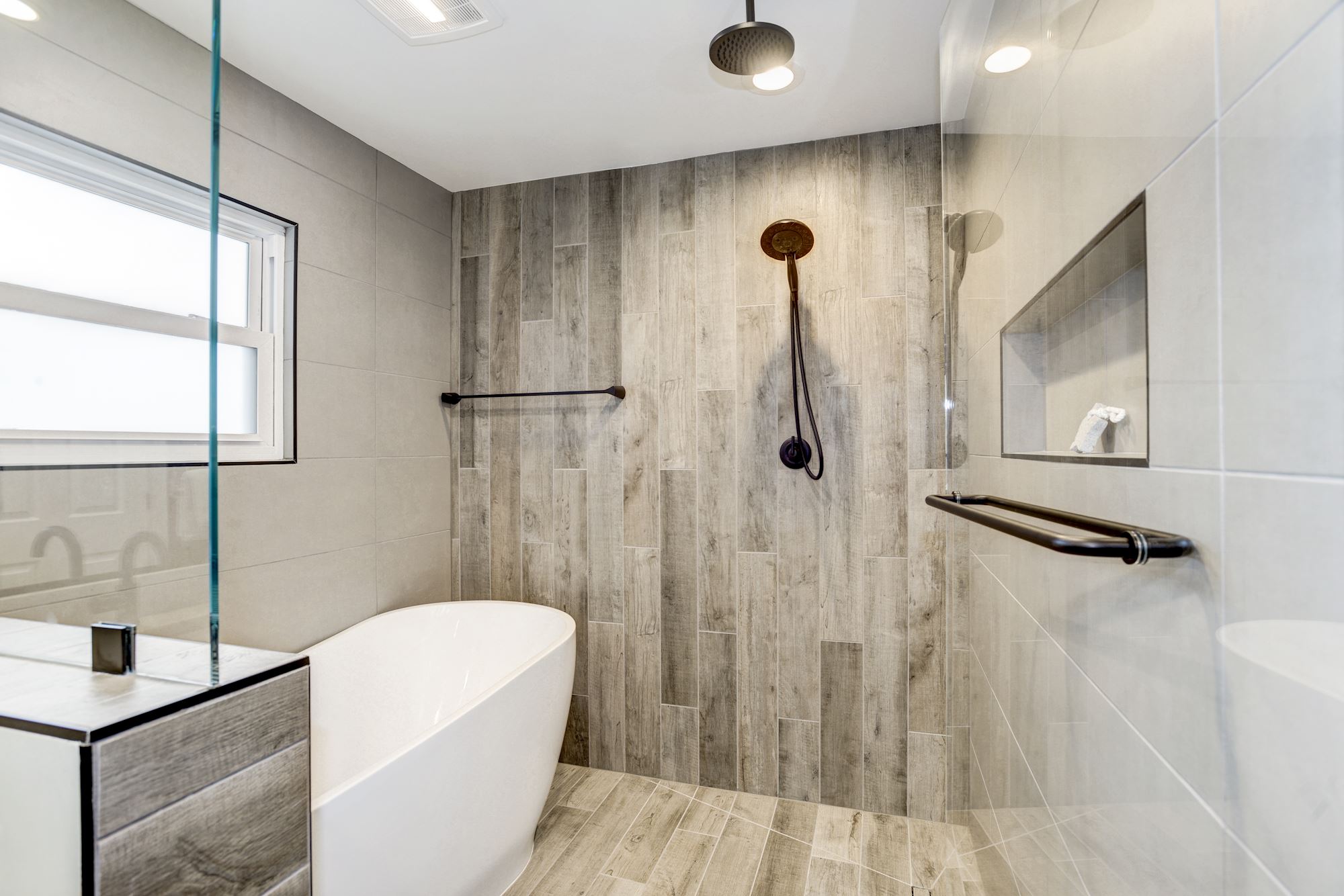 Modern Master Suite Bathroom