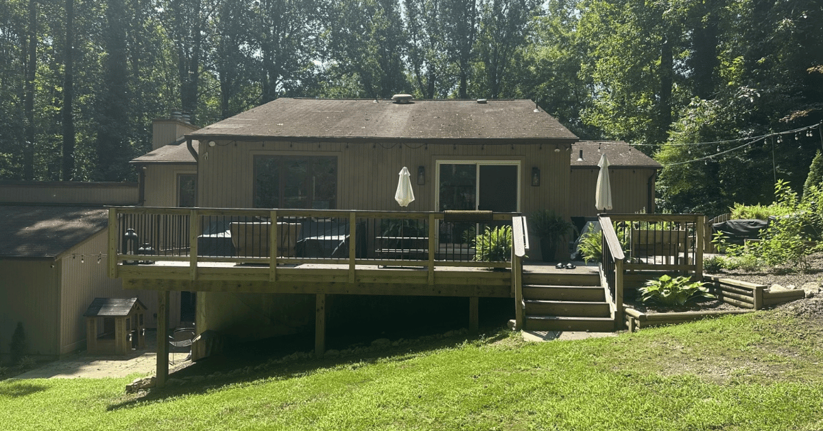 Before: back of house Before: back of house