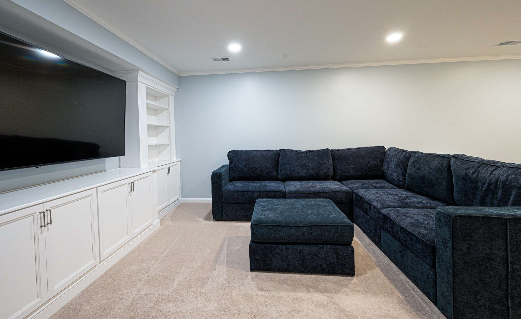 Functional And Fun Annandale Basement Remodel