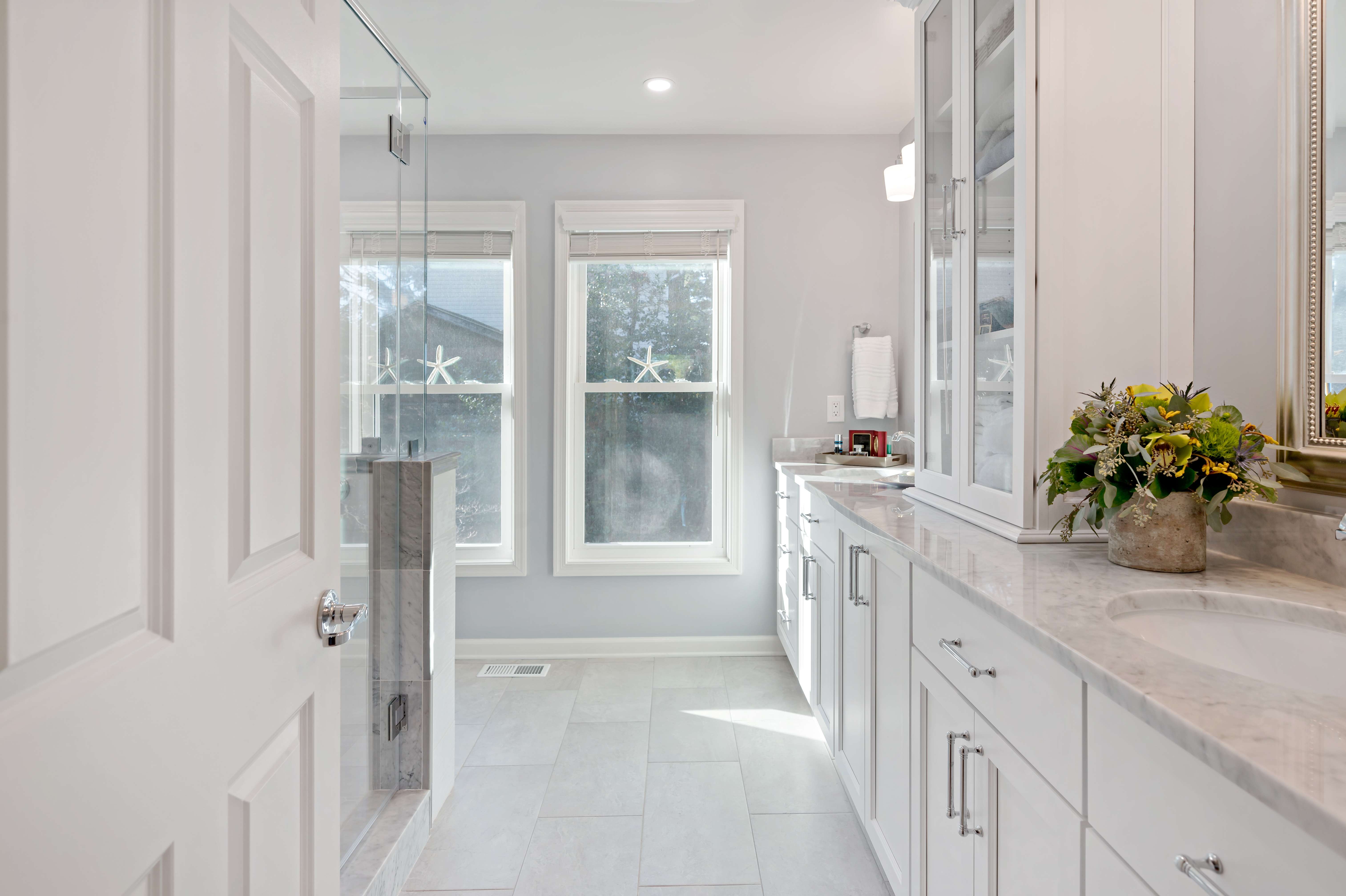 Large White Bathroom