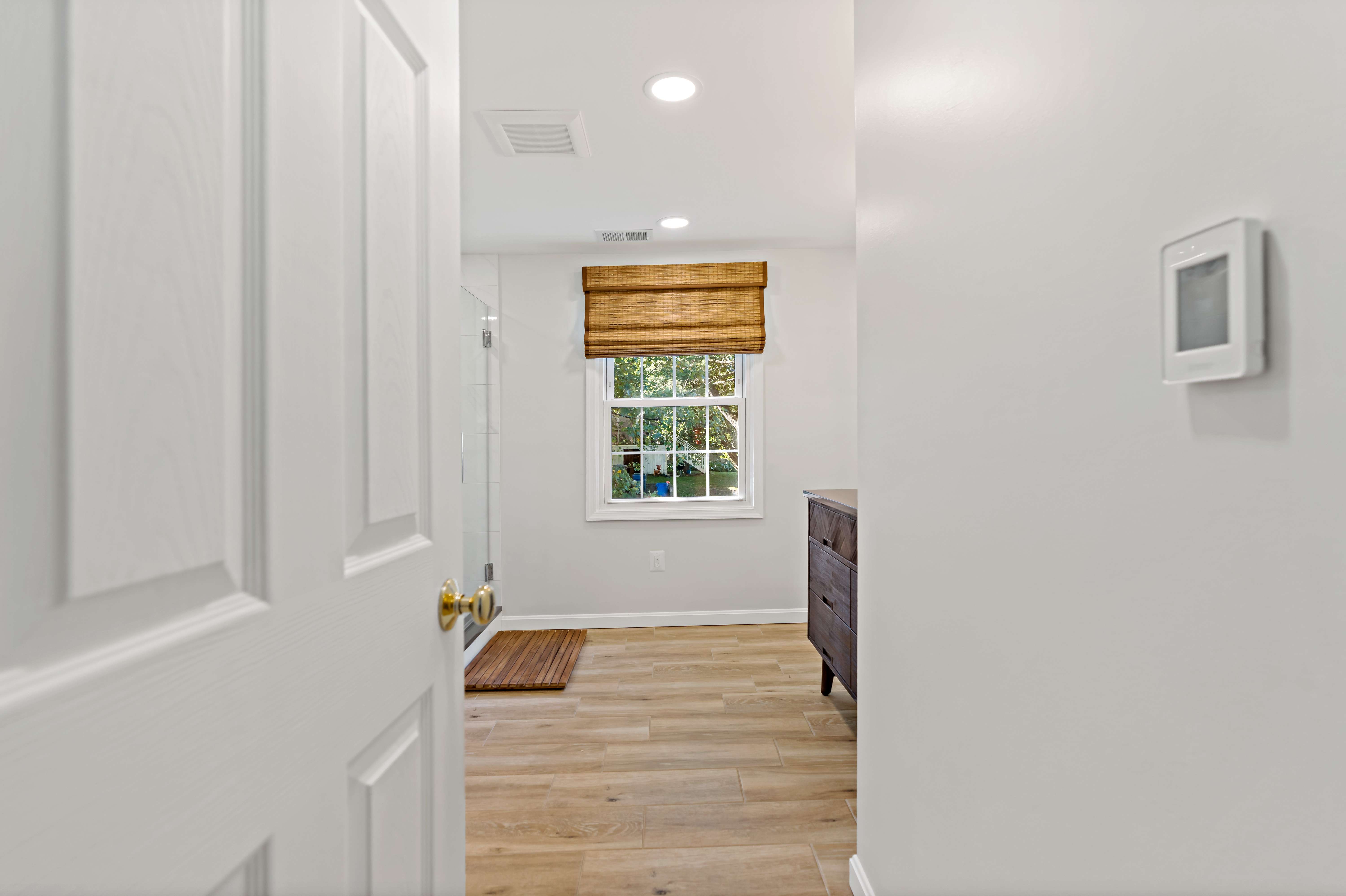 hallway removed for bathroom