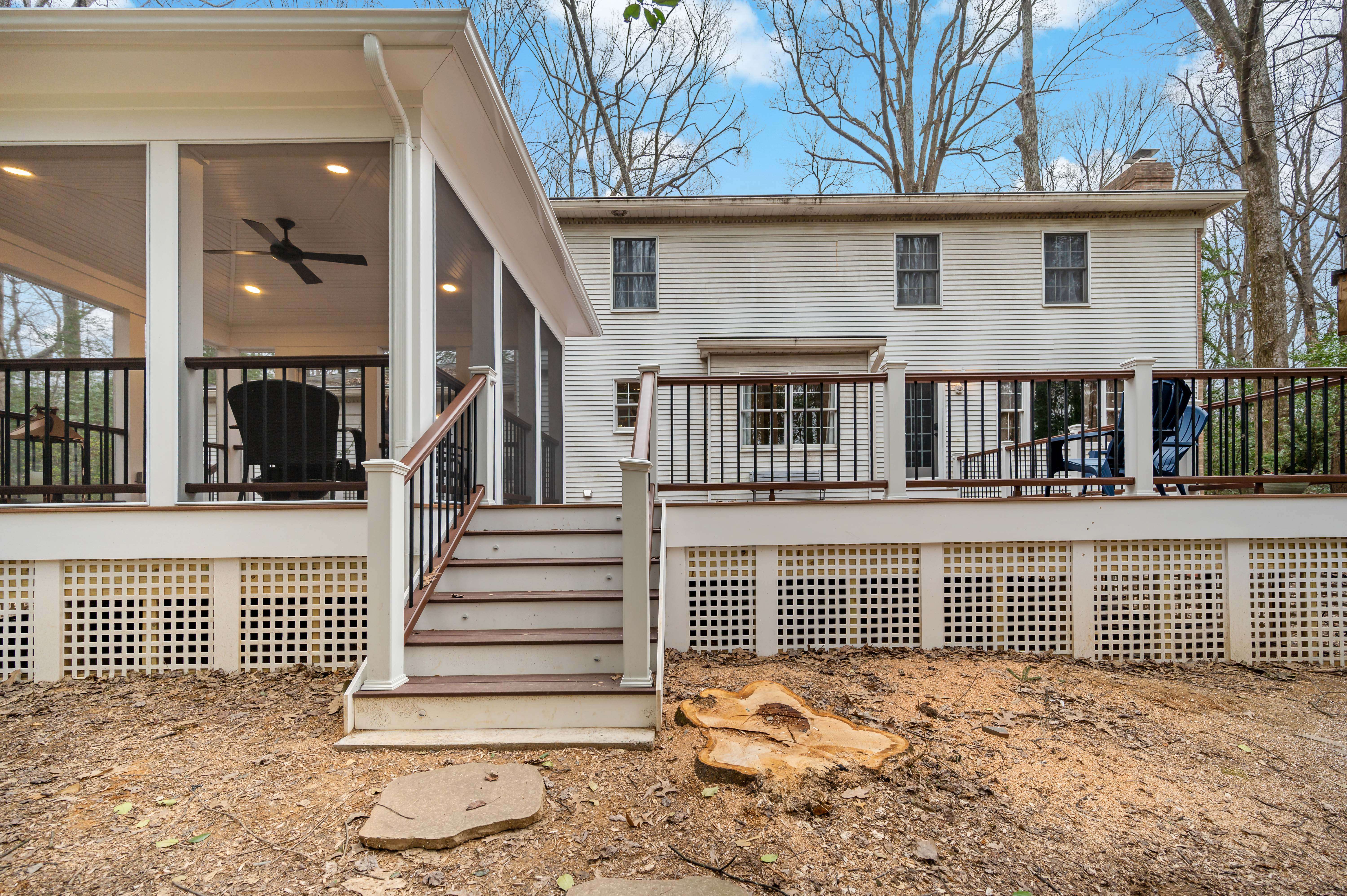 Gorgeous Exterior Updates Create Ambiance for Great Falls Home