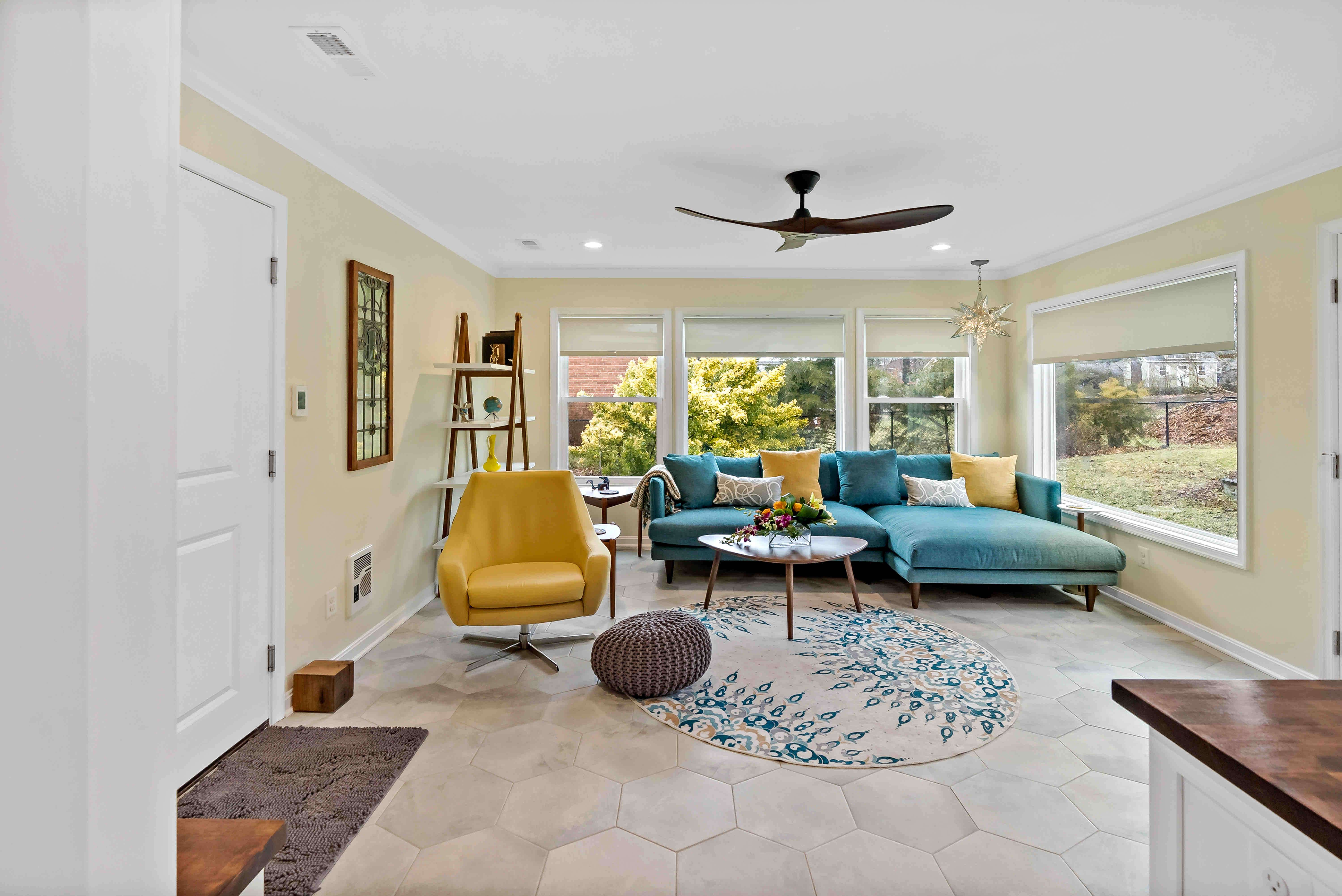 Beautiful, Colorful & Practical Updates to Herndon Home 