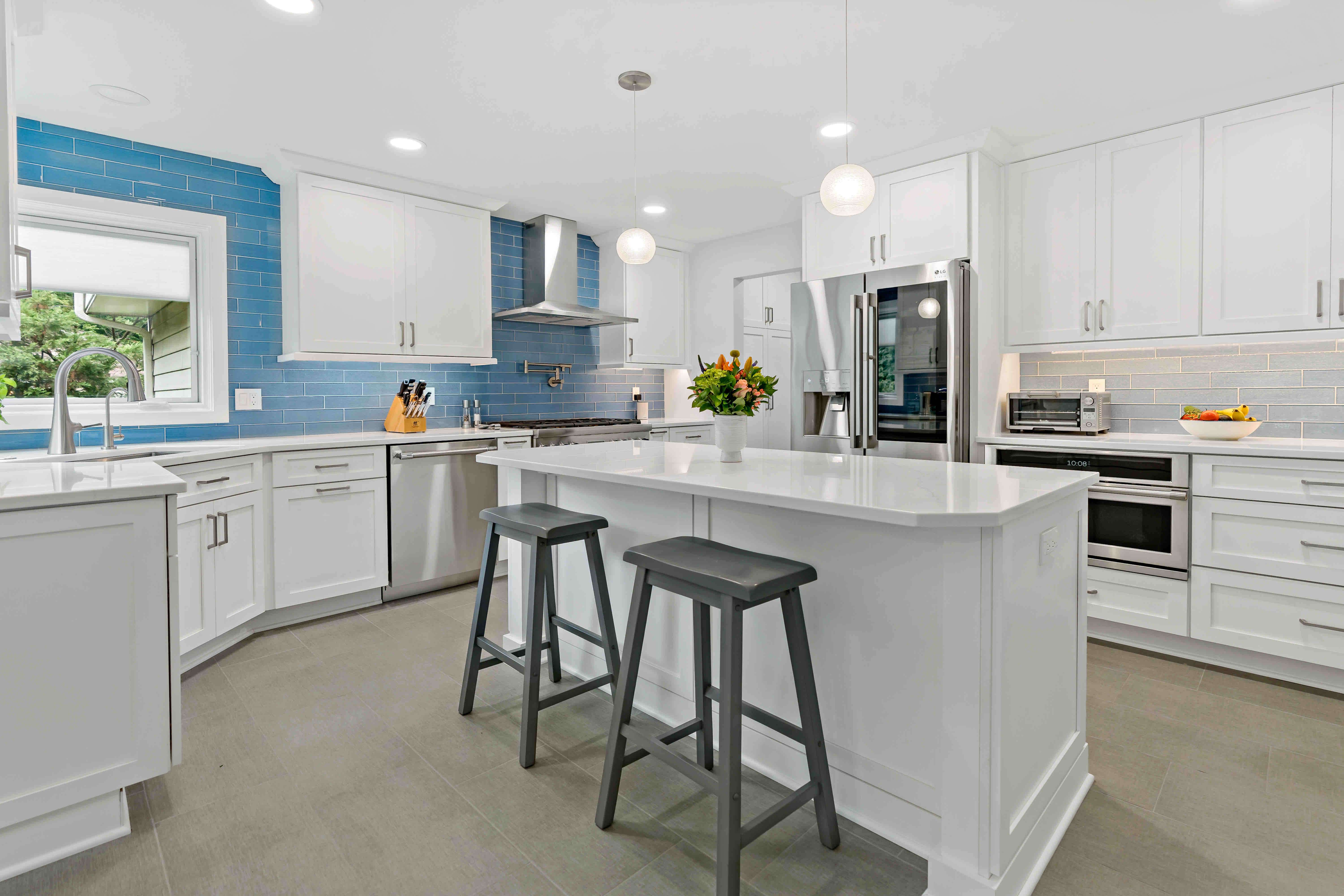 showcasing a new kitchen in McLean, VA